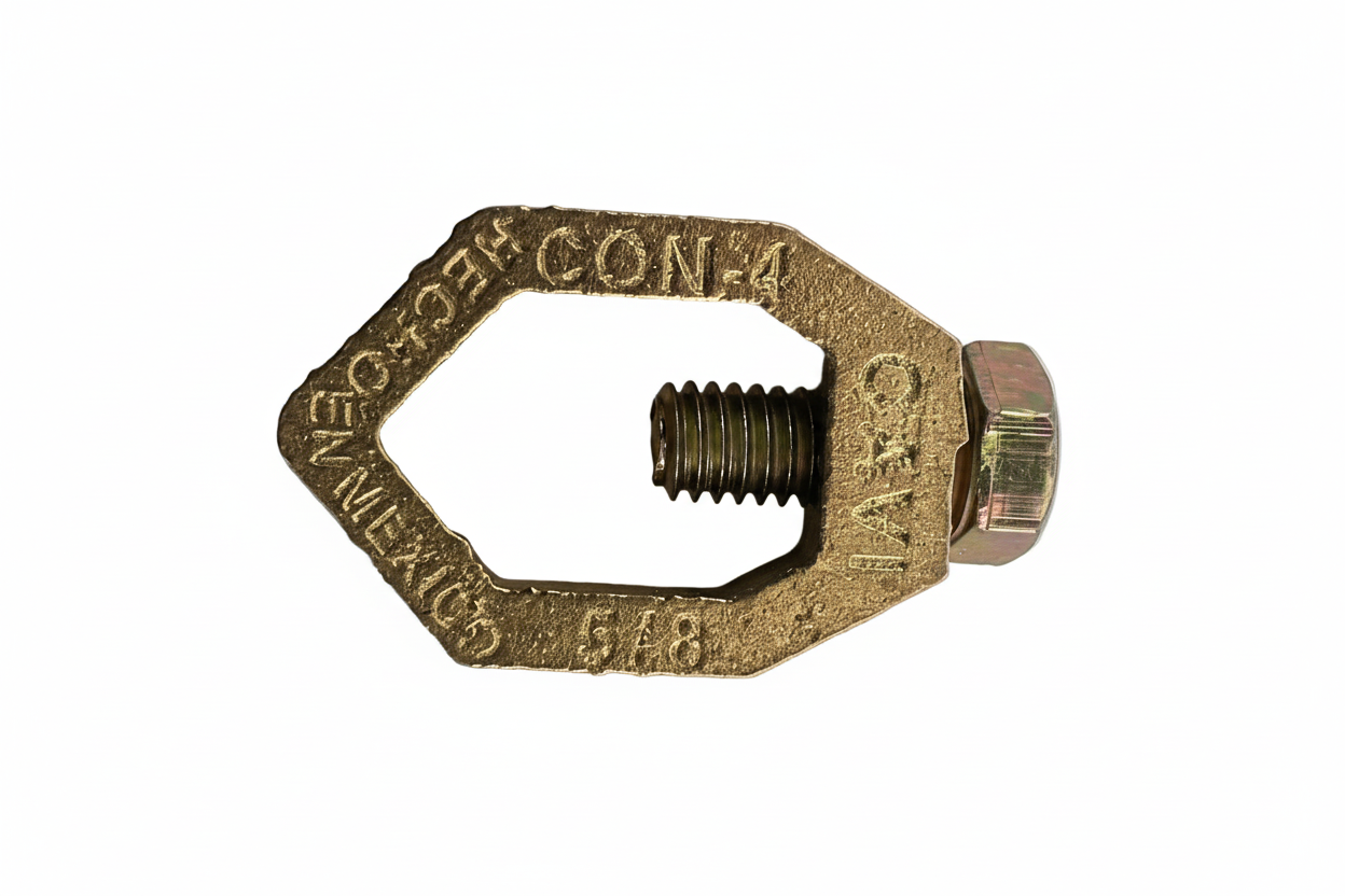 Conector de 5/8" Para Varilla de Tierra