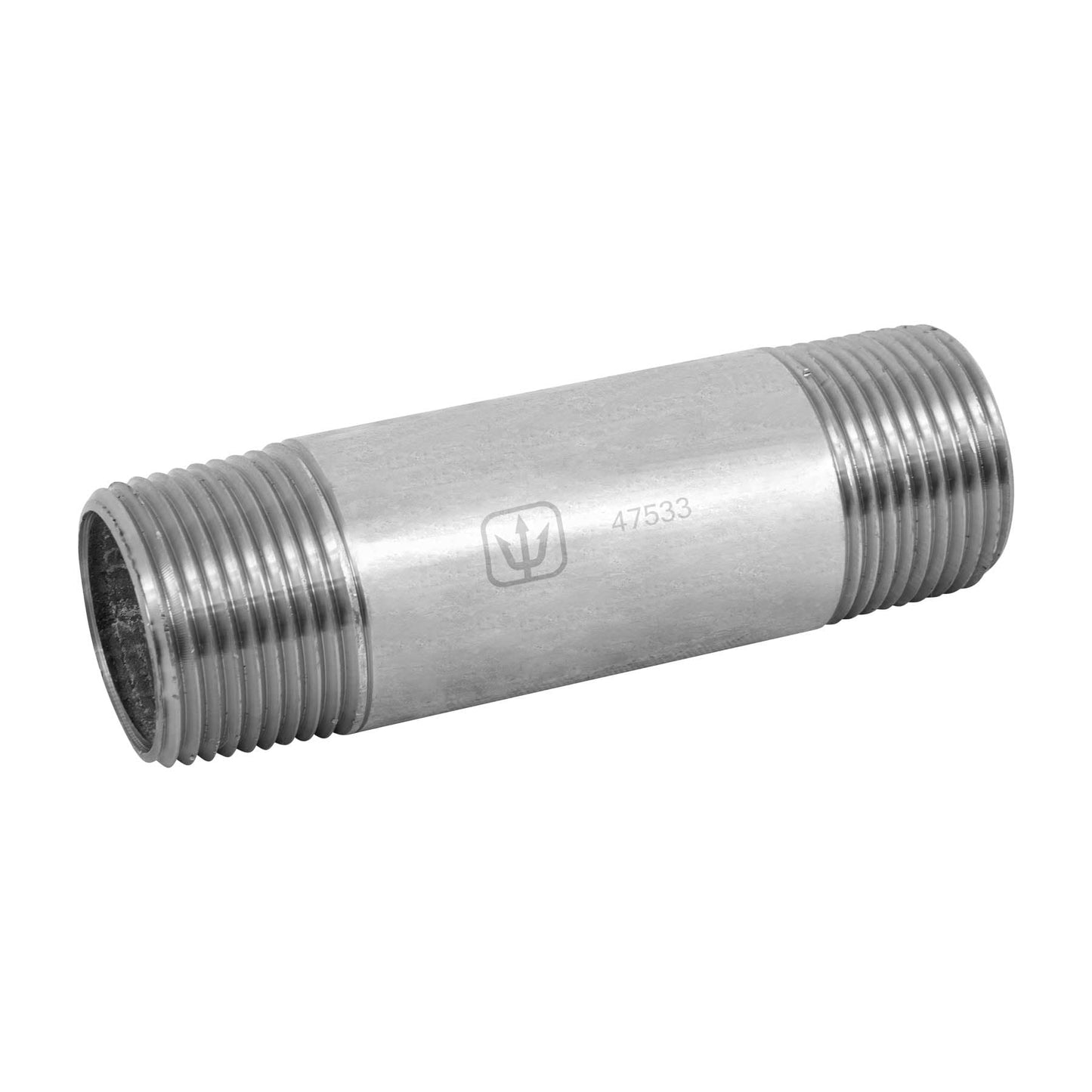 Niple de acero galvanizado - 1" x 4" - Foset