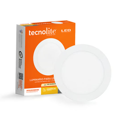 BUCARAMANGA X - Lámpara Downlight Empotrable LED 9 W Luz Cálida-Tecnolite