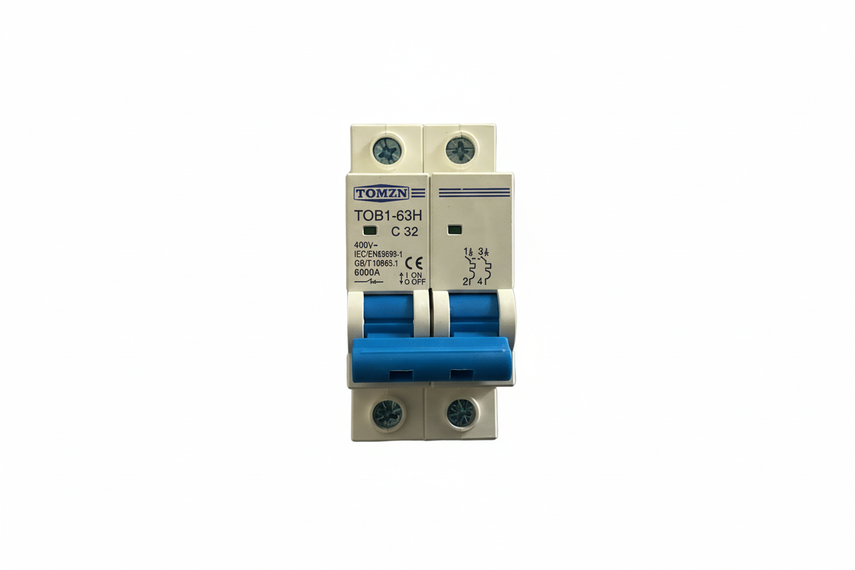 Interruptor termomagnetico-2 polos-32A-400V-Tomzn