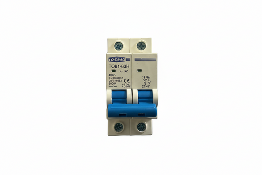 Interruptor termomagnetico-2 polos-32A-400V-Tomzn