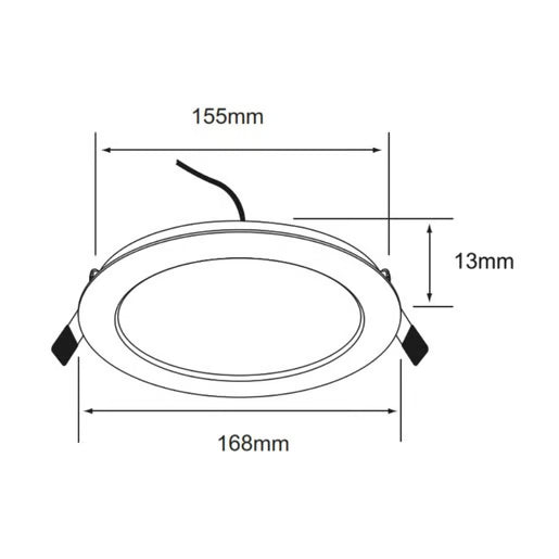 BUCARAMANGA VII - Lámpara Downlight Empotrable LED 12 W Luz de Día-Tecnolite