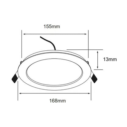 BUCARAMANGA VII - Lámpara Downlight Empotrable LED 12 W Luz de Día-Tecnolite