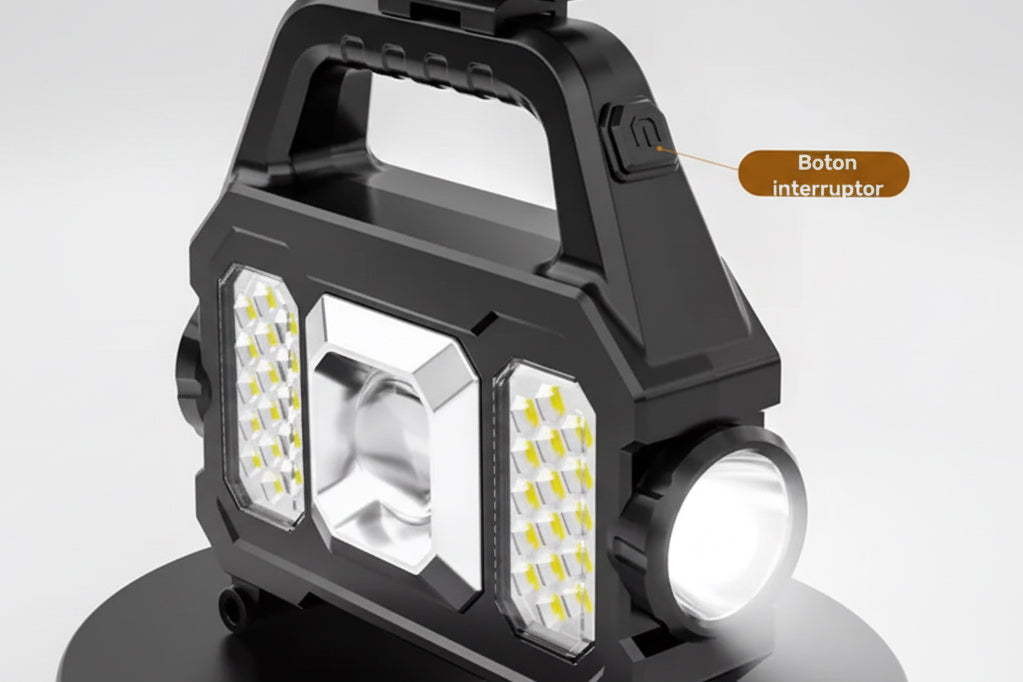 Linterna LED Multifunción Recargable
