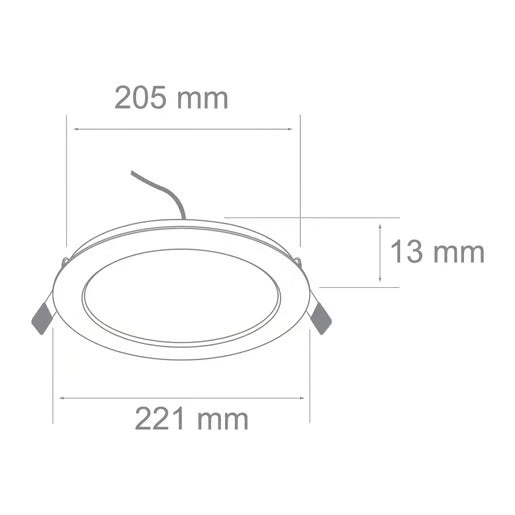 BUCARAMANGA VIII - Lámpara Downlight Empotrable LED 18 W Luz de Día-Tecnolite