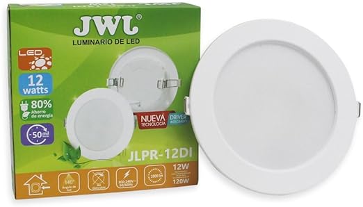 Lampara Blanca Empotrar Led 12w - JWJ