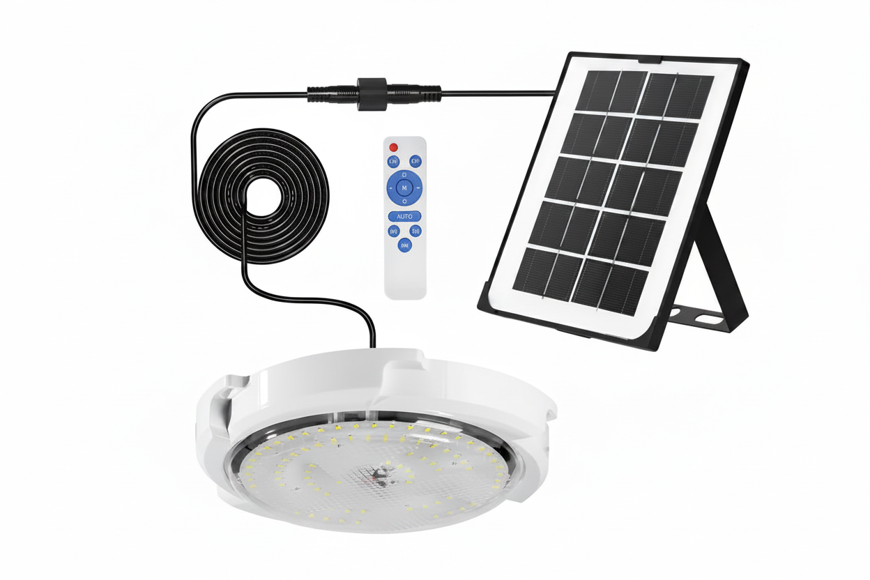 Lámparas Solar Jardin Luz De Techo Interior Exterior 200w