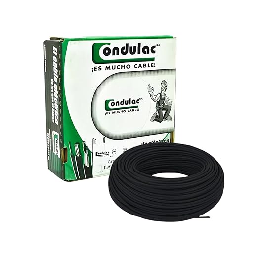 Caja de Cable Eléctrico 12 AWG-Negro- 100 m-Condulac