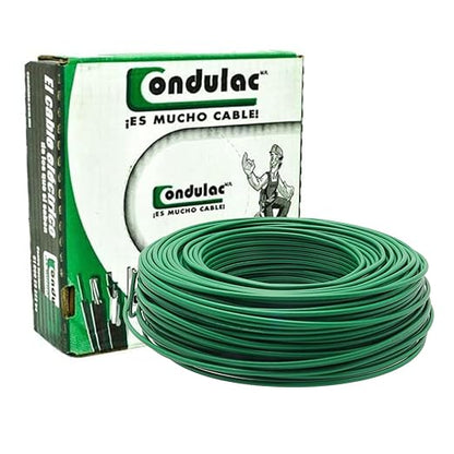 Caja de Cable Eléctrico 10 AWG-Verde- 100 m-Condulac