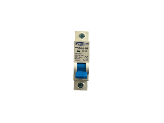 Interruptor termomagnetico-1 polo-32A-400V-Tomzn