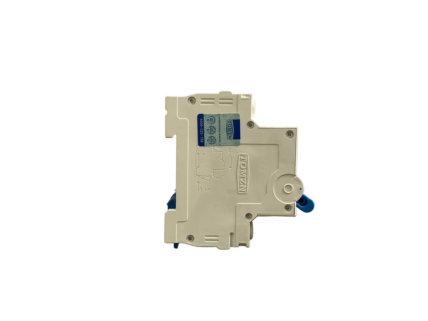 Interruptor termomagnetico -2 polos-25A-400V-Tomzn