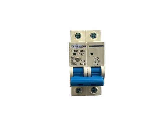 Interruptor termomagnetico -2 polos-25A-400V-Tomzn