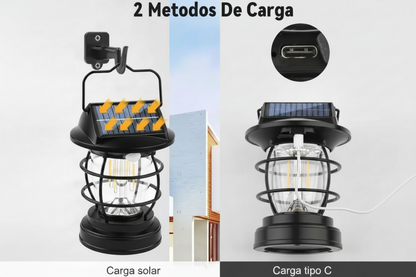 Lámpara Solar de Exterior con Sensor de Movimiento – Iluminación Intensiva USB