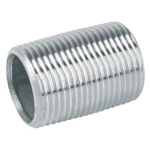 Niple de Acero Galvanizado -1" -Cuerda Corrida-Foset