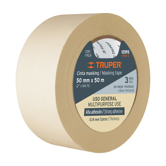 Cinta Masking Tape-48mm x 50 m-MSK-2- Truper