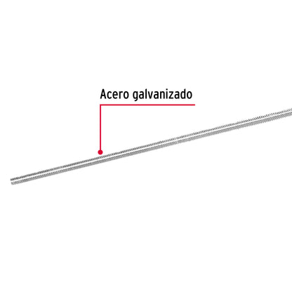 Varilla roscada de 1 m x 1/4"- Fiero