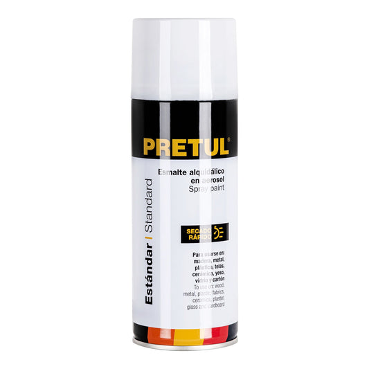 Pintura en aerosol - Blanco Mate - 400ml - Pretul