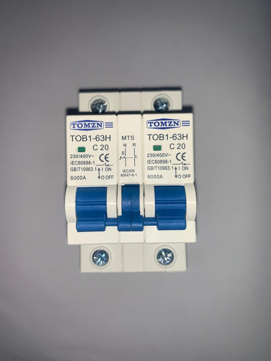 INTERRUPTOR DE TRANSFERENCIA - 20A - 400V - Tomzn