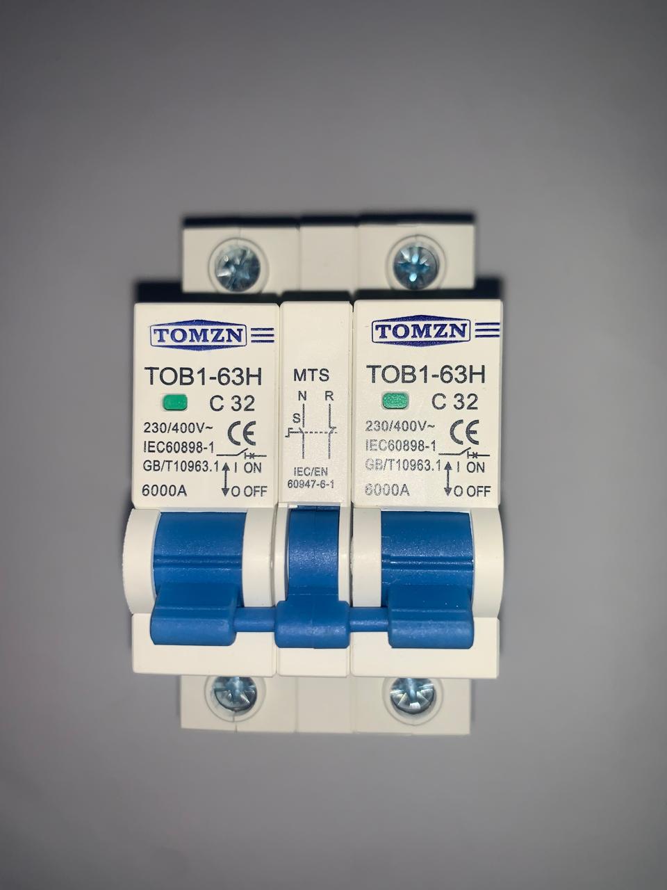 INTERRUPTOR DE TRANSFERENCIA - 32A - 400V - Tomzn