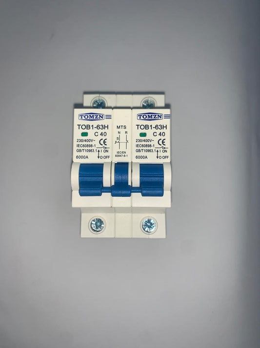 INTERRUPTOR DE TRANSFERENCIA - 40A - 400V - Tomzn