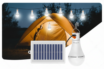 Bombilla De Emergencia USB Solar Recargable y Extraíble 60w