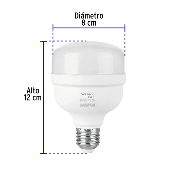 Foco Led - 170B - 20w - Volteck Basic