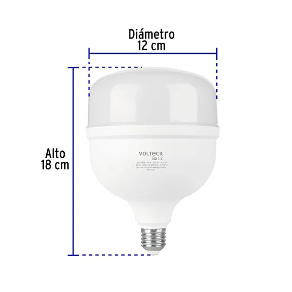 Foco Led - 450B - 40w - Volteck Basic