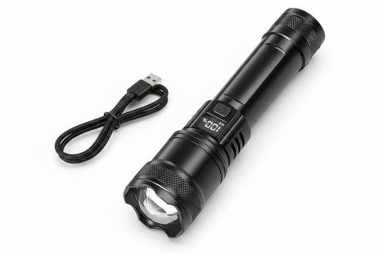 Linterna Táctica Led Recargable Por USB