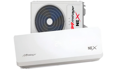 Minisplit Nex Frio/Calor- 1 Ton 110V, Blanco-Mirage