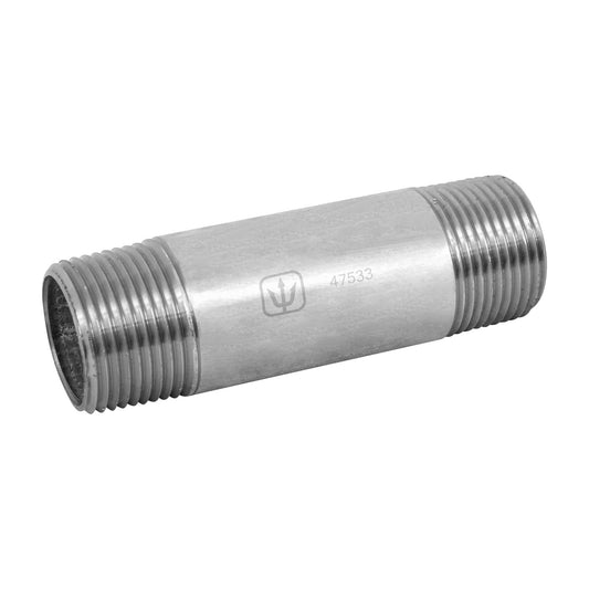 Niple de acero galvanizado - 1" x 4" - Foset