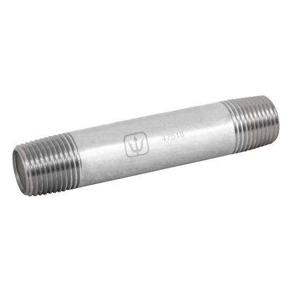 Niple de acero galvanizado - 1/2" x 4" - Foset